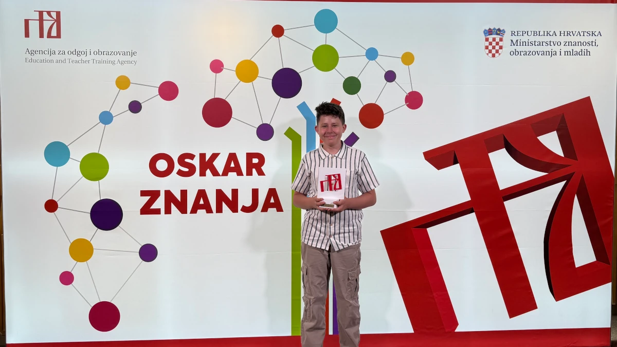 Filip Udovčić i treću godinu zaredom dobitnik Oskara znanja